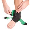 Mueller Sports Medicine Green Adjustable Ankle Support, For Men and Women, Black/Green, One Size Fits Most
