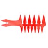 Wide Tooth Comb, Double Sided Comb 7.9 x 3.1 x 0.2 in Wide Tooth Detangling Comb Men Styling Comb Barber Accessories for Hair Styling Salon Home Use (Red)