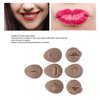 Focket 7PCS Soft Piercing Practice Model, Silicone Ear Model Flexible Model Body Parts Tongue Model Eyes Model Mouth Model Nose Model Navel Model for Jewelry Display Teaching Tool (Dark Skin Color)