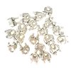 HEVERP 20PCS 1/8 Inches M3 Stainless Steel Wire Rope Cable Clip Clamp