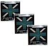 Rimmel Pack of 3 London Glam Eyes HD Quad Eye Shadow, Royal Blue 003