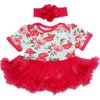 MAIHAO Reborn Baby Dolls Clothes for 17-22 Inch Newborn Baby Doll Girl, Baby Doll Clothes Outfit Accessories fit 17-22 Inch Baby Doll Girl (Red Tutu Skirt)