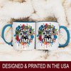 Cool Game Time Design Ceramic Mug, 11oz Coffee Cup for Gamers, Colorful Gaming Controller and Fun Doodle Theme, Unique Gift for Video Game Lovers, Reusable Eco-Friendly Mug for Hot Beverages, Tea-Milk