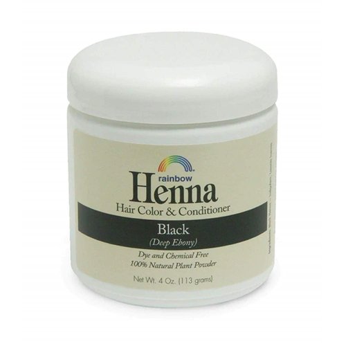Rainbow Research Henna Hair Color and Conditioner, Persian Black Deep Ebony, 4 Ounce
