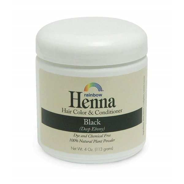 Rainbow Research Henna Hair Color and Conditioner, Persian Black Deep Ebony, 4 Ounce
