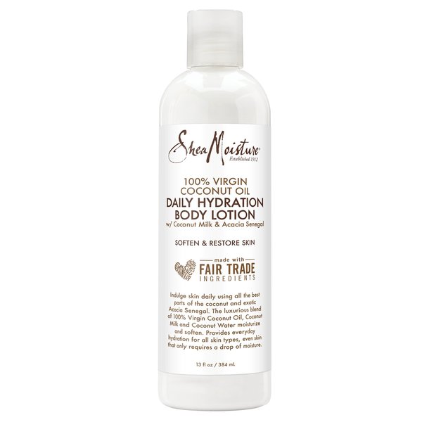 100% Virgin Coconut Oil Daily Hydration Body Lotion by Shea Moisture for Unisex - 13 oz Body Lotion