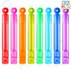 JOYIN 32 Pack Mini Bubble Wands, 8 Colors Circle Party Favors for Kids, Goodie Bag Stuffers, Treasure Box Toys, Classroom Prizes for Boys Girls