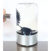 MTR Designs Spike Blue Colored Ferrofluid in a Bottle Magnetic Liquid Sculpture Educational Display Executive Desk Toy