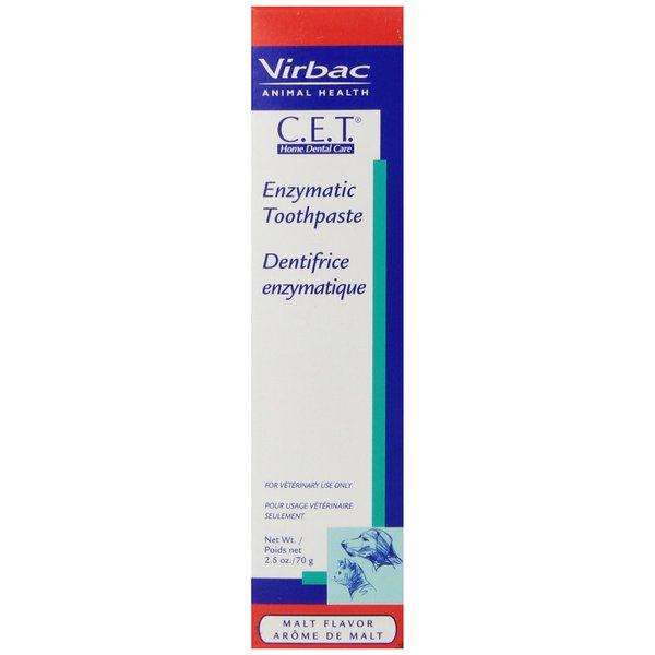 Virbac C.E.T. Enzymatic Toothpaste, Malt Flavor, 2.5 oz