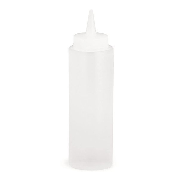 TableCraft 108C 8 Oz. Standard Cone Tip Natural Squeeze Dispenser