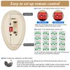 Prichor 35T Ceiling Fan Remote Control Replacement for Harbor Breeze, Allen Roth, Kichler and Other Compatible remotes, Replace FAN-53T FAN-11T Fan-HD L3HFAN35T FAN-35T L3HFAN35T1 FAN-35T1, Learn Key