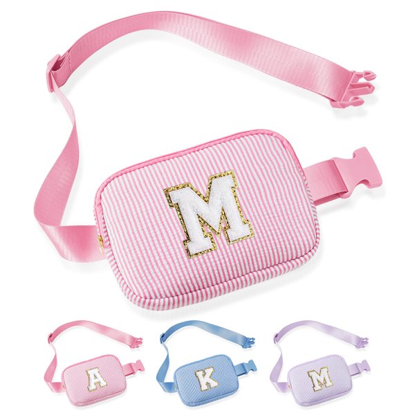 YOOLIFE Birthday Gifts for 4 5 6 7 8 9 10 11 12 13 Year Old Girls,Graduation Gifts for Teens Kids Daughter Sister Her,Fanny Pack Crossbody Bag Belt Bag Cute Trendy Stuff | Teacher Gifts | Pink, M