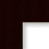 10x13 Mat for Picture Frame Black with Cream Core and 6x9 Opening Size (B221MAT)