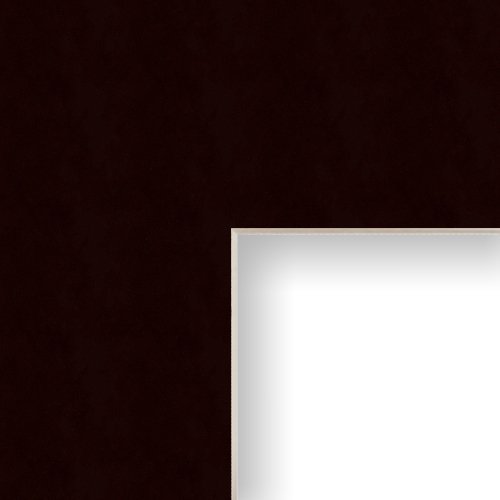 10x13 Mat for Picture Frame Black with Cream Core and 6x9 Opening Size (B221MAT)