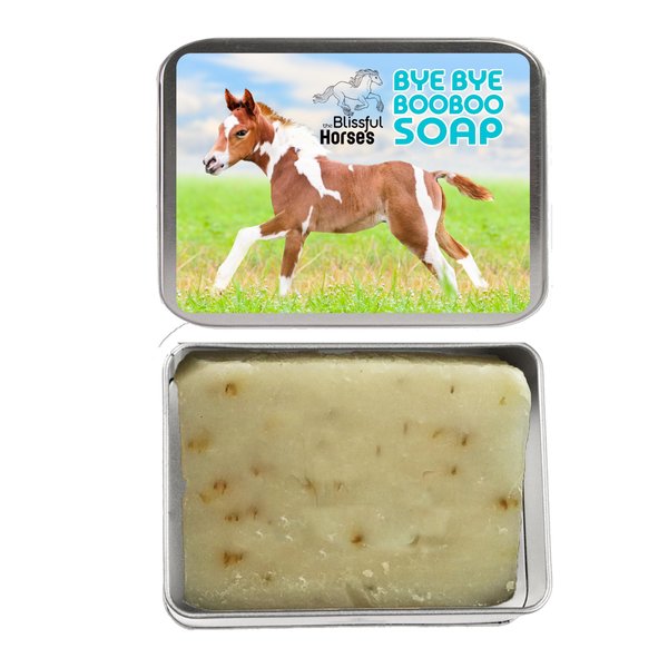 The Blissful Horses Bye Bye Boo Boo Bar Soap All Natural Support for Your Horse's Discomforts