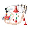 MDDEYEMEFO 100Pcs Mini Traffic Cones Tiny Simulation Road Parking Signs Plastic Traffic Roadblock Toy Ideal for Kids Construction Theme Party Favors（Suitable for Children Over 3 Years of Age）