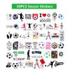 134 Pcs Soccer Party Favors Set Soccer Theme Party Soccer Gift Bags Soccer Silicone Ring Soccer Keychain Silicone Bracelet Whistle Stickers Tattoo Stickers Clap Bracelet for Soccer Themed Party