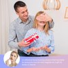 Facial Hair Removal for Women, Electric Painless Facial Hair Remover for Face, Lip, Chin with USB Rechargeable（Rose Gold）