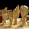 SIS Wood Art Mannequin Hand Model Statue,Sketching,Painting and More Pen Holder/Phone Holder-(Female Hand) 10 inch (Right,10 inch)