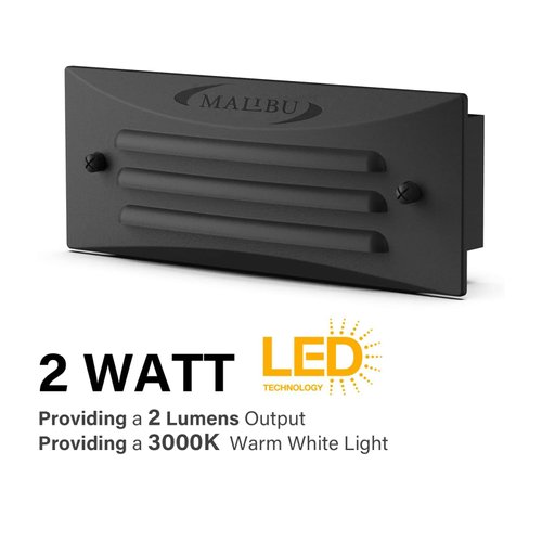 Deck Light Full Brick Low Voltage Landscape Lighting 12V Steps Lighting LED Outdoor Decorative Deck Steps Light Dual Light Pathway for Patio Outside Landscape Walkway Stair