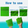 NOPIGO Korean Asian Exfoliating Bath Washcloth Mitt for Remove Dead Skin.Exfoliating Body Scrubber.Exfoliating Gloves for Body Scrub (green4)