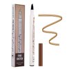 DEVIMIC Eyebrow Tattoo Pen, Microblading Eyebrow Pencil, with a Micro-Fork Tip Applicator, Create Natural Looking Eyebrows, Easy to Use and Stays All Day (Brown)