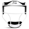 Champion Sports Steel Softball Face Mask - Classic Fielders Masks for Adults - Durable Head Guards - Premium Sports Accessories for Indoors and Outdoors - White