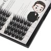 Bodermincer 70 Clusters Individual Lashes Makeup D Curl Wide Cluster Cluster Eyelash Home Eyelash Extension Super Soft (16MM)