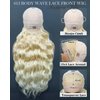 FASHION VILA 613 Lace Front Wig Human Hair 13x4 Blonde Lace Front Wigs Human Hair 180% Density Body Wave 613 Frontal Wig Pre Plucked With Baby Hair (13x4 613 Body Wave Wig, 24 Inch)