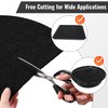Saillong 2 Pcs 18'' Oil Splash Pad, Oil Drain Anti Splash Round Pad for Car Oil Changing Transmission Drain Pan, Black