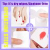 NXJ INFILILA Lint Free Nail Wipes for Nail Polish Remover 540Pcs Super Absorbent Dry Nail Pliosh Remover Pads Wipes Lint Free Wipes Nail Wipes