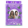 Darling Spring Twist 2X Crochet Hair Extensions (1 Pack, 2 per pack), Bomb Twist, Natural and Soft Texture, Black Afro curly 2X per Pack, 24 Inch, 1