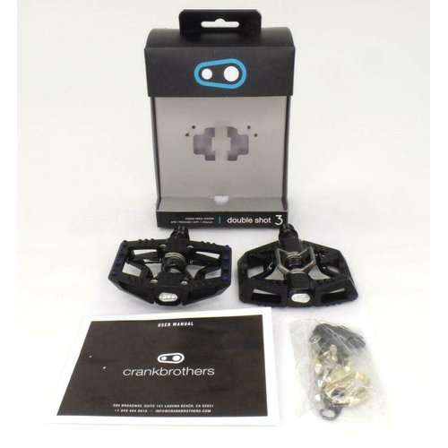 Crankbrothers MTB Pedals Double Shot 3 Black