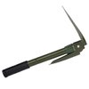 Jipemtra Gardening Folding Shovel Military Camping Shovel Survival Gear Entrenching Tool with Carrying Pouch Metal Handle for Camping Trekking Gardening Fishing Backpacking Snow (Green)