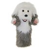 The Puppet Company Long-Sleeves Old English Sheepdog Hand Puppet, 15 inches