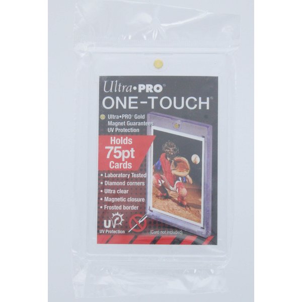 1 (One) 75pt One-Touch Card Holder