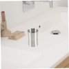 Cabilock 2pcs Stainless Steel Toothbrush Cup Multi-Functional Bathroom Tumbler Travel Mouthwash Holder for Adults Lightweight and Design Easy to Clean and Organize Toiletries