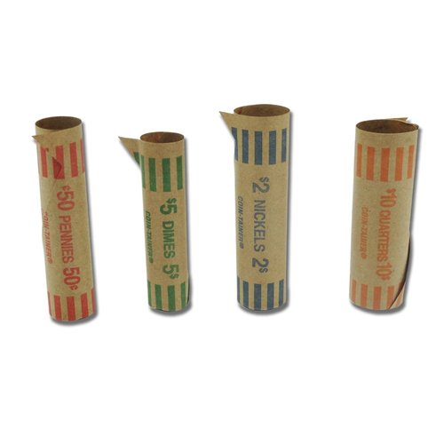 BAZIC Assorted Size Coin Wrappers, 36 Per Pack