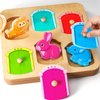Wooden Animal Peg Puzzle : Baby Puzzles 12-18 Months, Montessori Baby Toys for 1 Year Old, Preschool Learning Activities for Toddlers 1-3, Christmas Birthday Gifts for Boys, Girls