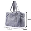 VanFn Foldable Travel Duffel Bag, Sports Duffels Gym Bag, Rainproof Nylon Totes, Sports Shoulder Handbag, Lightweight Duffle Bags For Women & Men, Outdoor Weekend Bag, P.Travel Series (Gray)