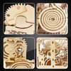 3D Puzzle Wooden Marble Run for Adults DIY Model Kit Assembly Wood Crafts Mechanical Puzzle for Kids Age 14+ Years Old