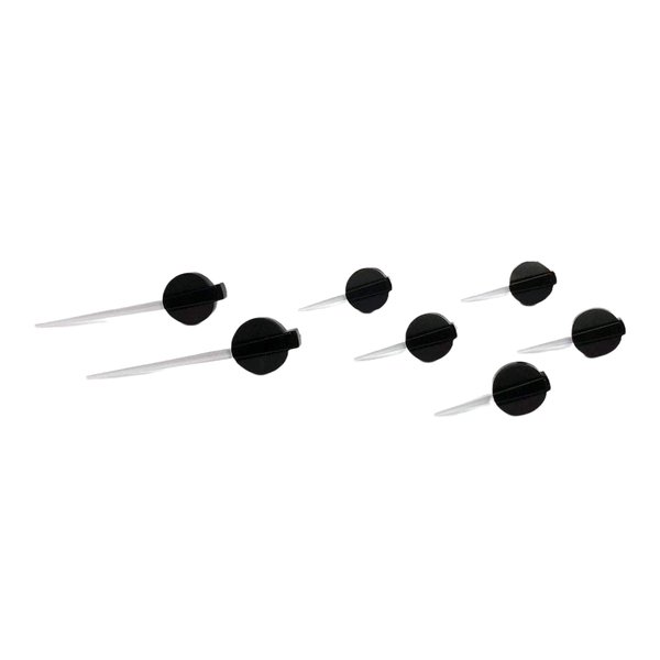 Tanin Auto Electronix 7-Pack of White/Clear Speedometer Gauge Needles | 2003-2006 Chevy/GMC Truck & SUV Instrument Cluster | Set of 7 Needles