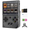 RG35XX Plus Retro Video Handheld Game Console Linux System 3.5 in IPS Screen Built-in 3300mAH Battery 64G TF Card Preinstalled 5500 Classic Games(RG35XX Plus Black New)