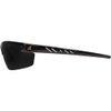 Edge Eyewear DZ116-G2 Zorge G2 Wrap-Around Safety Glasses, Anti-Scratch, Non-Slip, UV 400, Military Grade, ANSI/ISEA & MCEPS Compliant, 5.04" Wide, Black Frame / Smoke Lens, One Size