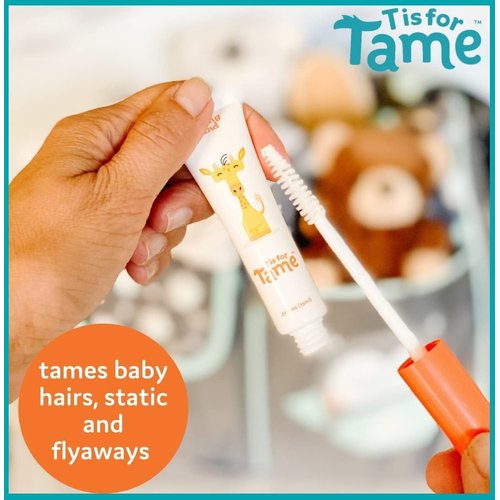 T is for Tame - Hair Taming Wand – Stick for Frizz, Static, Flyaways & More, Leave in Cream Made with 100% Natural Plant-Based Ingredients, Coconut Oil, Jojoba Oil and Tapioca