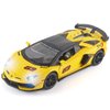 OANMYJJO Boy Toy Sports Car 1/22 Lambo SVJ 63 Metal Die Cast Car Toys，Model Cars with Detachable Roof，Toy Car with Sound Light and Pull Back，for Kids Age 3 Year and UP（Yellow）