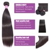 Wiilm 12A Straight Bundles Human Hair 3 Bundles 22 24 26 Inch 100% Raw Bundles Human Hair Brazilian Human Hair Bundles Virgin Hair Bundles Quick Weave Hair Bundles Human Hair Extensions Black
