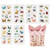 24 Sheets Bug Temporary Tattoos, Birthday Decorations Insect Bees Beetles Bug Party Favors