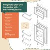240337712 Refrigerator Dairy Door Compatible with Frigidaire Crosley Kenmore, Exact Replaces 240337703 240337704 240337707 240337708 240337711 2403377(13-20)