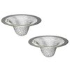 Seatery 1.0" Small Drain Strainer, Drain Mesh Basket, Bathroom Sink Drain Strainers, 2PCS Drain Hair Catchers for Laundry, Mop Pool, Utility, Slop, RV Sink, Stainless Steel Drain Filter